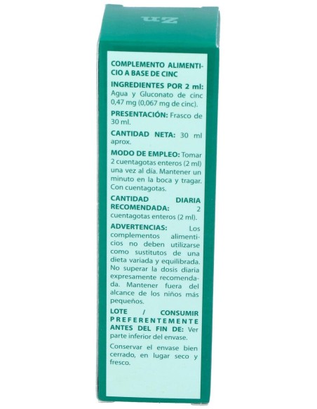 Equisalud Oligogluco Zn Zinc 30Ml