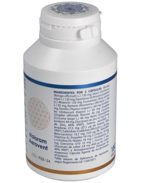 Equisalud Holoram Aerovent 180Caps