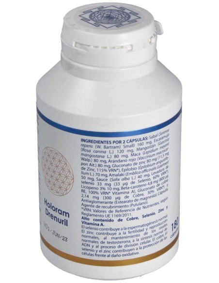 Equisalud Holoram Drenuril 180Caps