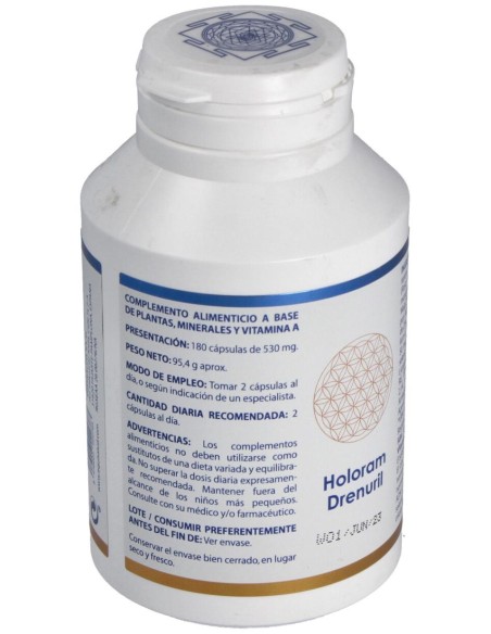 Equisalud Holoram Drenuril 180Caps