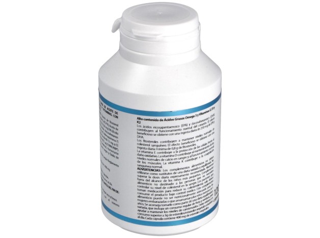 Omega 3 Esteroles Vegetales Vit K2, D3, E 120Cap