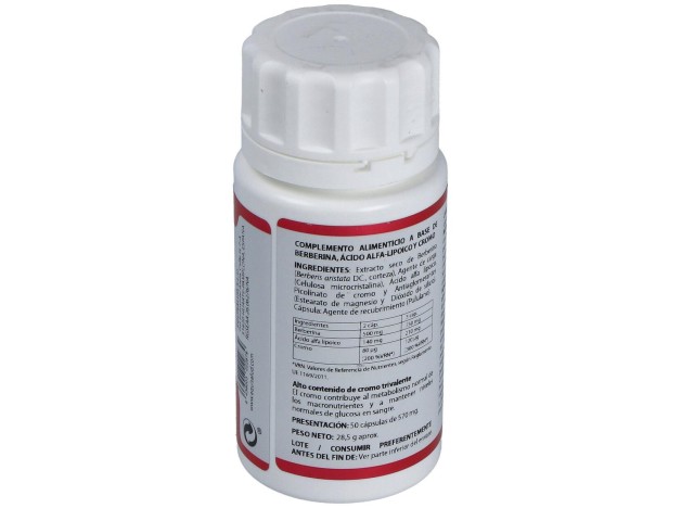 Holomega Berberina Con Acido Lipoico 50Cap.
