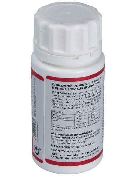 Holomega Berberina Con Acido Lipoico 50Cap.