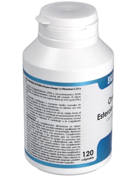 Omega 3 Esteroles Vegetales Vit K2, D3, E 120Cap