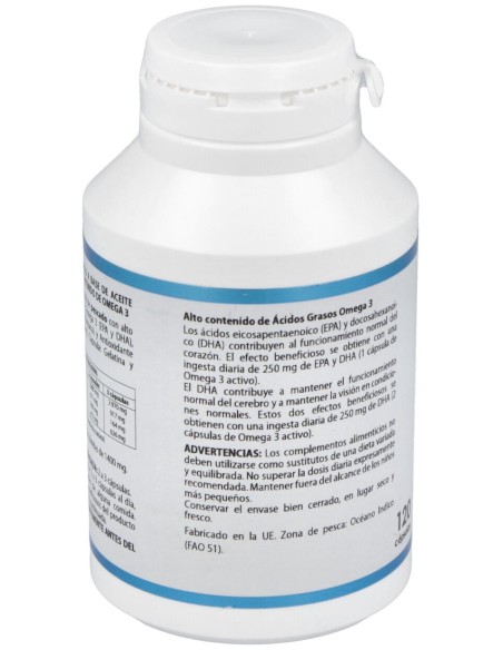 Equisalud Omega 3 Activo 1000Mg 120Cáps