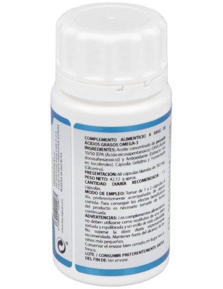 Equisalud Omega 3 Dha Alto Contenido Epa50-Dha250 60Caps