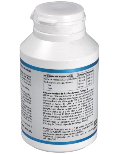 Equisalud Omega 3 Forte Epa 350 Dha 250 1000Mg 120Caps