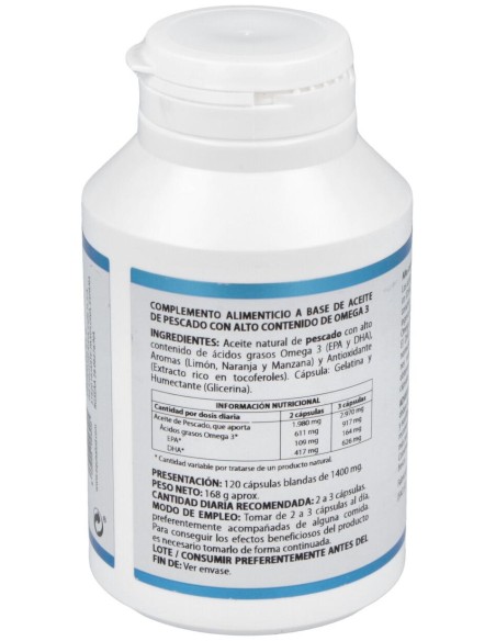 Equisalud Omega 3 Activo 1000Mg 120Cáps