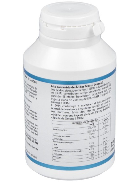 Omega 3 Dha Alto Contenido Epa100-Dha500 120Cap.