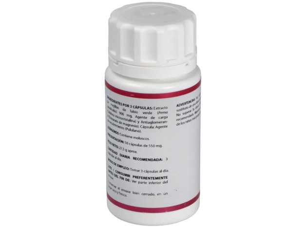 Holoperna Mejillon De Labio Verde 50Cap.