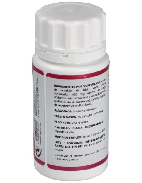 Holoperna Mejillon De Labio Verde 50Cap.