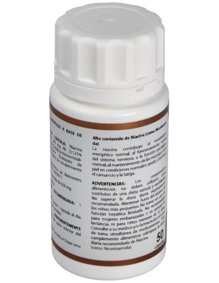 Holovit Nicotinamida 500Mg. 50Cap.