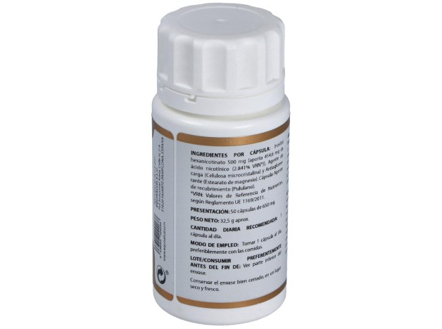 Holovit Niacina No Ruborizante 500Mg. 50Cap.