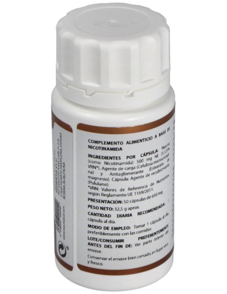 Holovit Nicotinamida 500Mg. 50Cap.