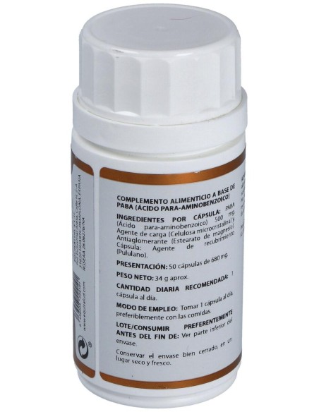 Holovit Paba 500Mg. 50Cap.