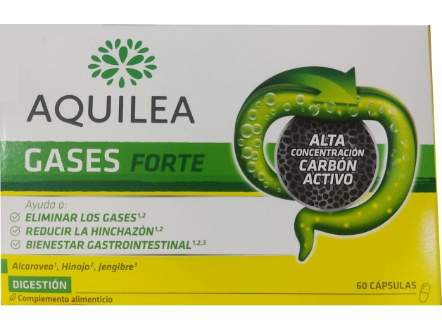 Aquilea Gases Forte Carbón Vegetal 60 cápsulas