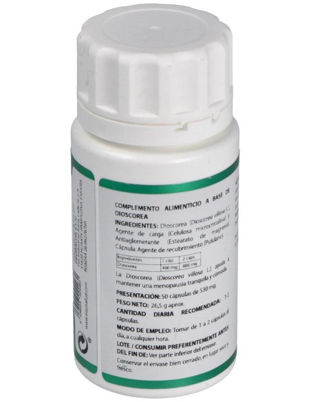 Holofit Discorea ( Wild Yam) 50 Cápsulas