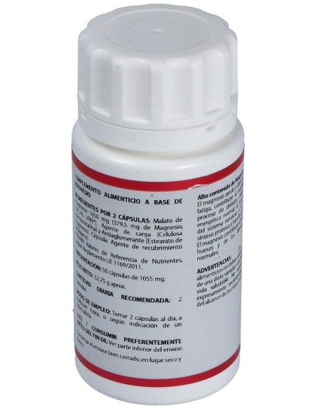 Holomega Malato De Magnesio 50 Cáp.