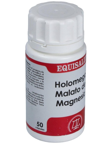 Holomega Malato De Magnesio 50 Cáp.