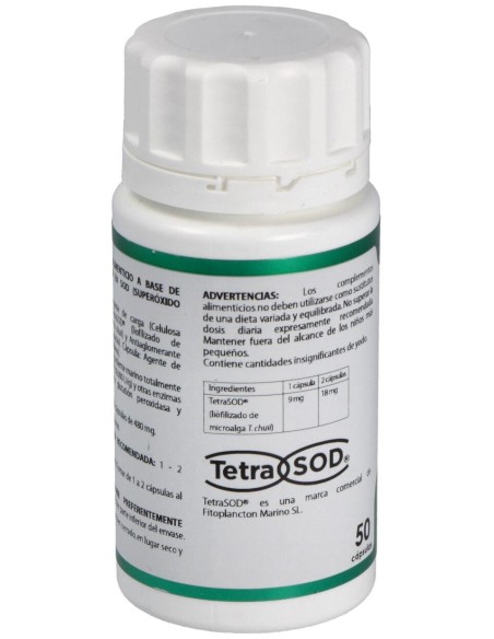 Holofit Tetrasod (Microalga Tetraselmis Chuii) 50 Cáps