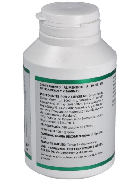 Holofit Ortiga Verde 180Cap.