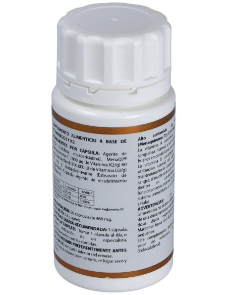 Holovit Vit. D3 2000Ui+K2 60Mcg+Menaquinona 50Cap.