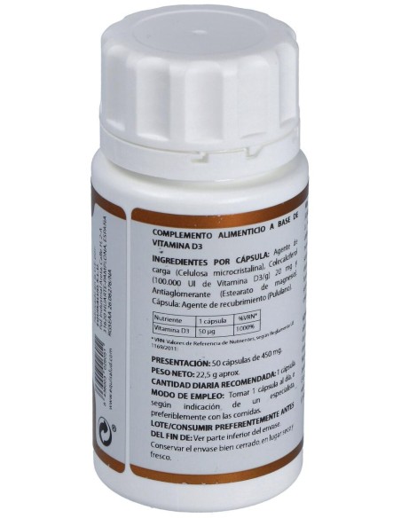 Holovit Vit. D3 2000Ui (Colecalciferol) 50Cap.