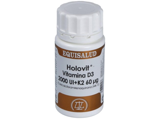Holovit Vit. D3 2000Ui+K2 60Mcg+Menaquinona 50Cap.
