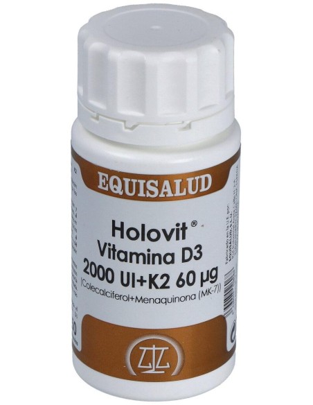Holovit Vit. D3 2000Ui+K2 60Mcg+Menaquinona 50Cap.