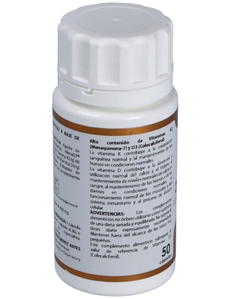 Holovit Vit. D3 2000Ui+K2 60Mcg+Menaquinona 50Cap.
