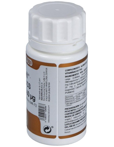 Holovit Vit. D3 2000Ui+K2 60Mcg+Menaquinona 50Cap.