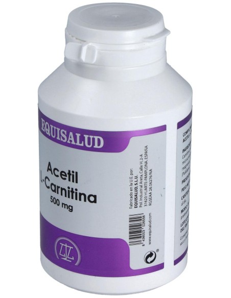 Equisalud Acetil L- Carnitina 500Mg 180Caps