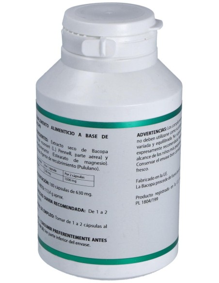 Equisalud Ayurveda Bacopa 180Caps
