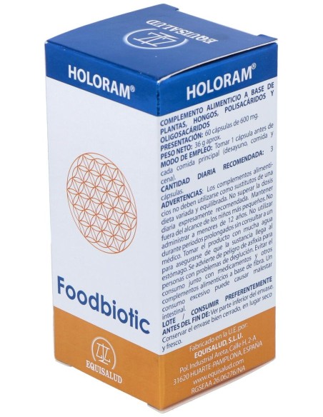 Holoram Foodbiotic - Equisalud - 60 Cápsulas.