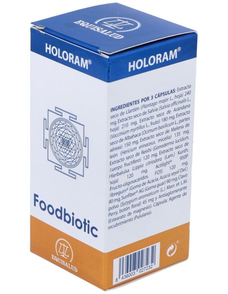Holoram Foodbiotic - Equisalud - 60 Cápsulas.