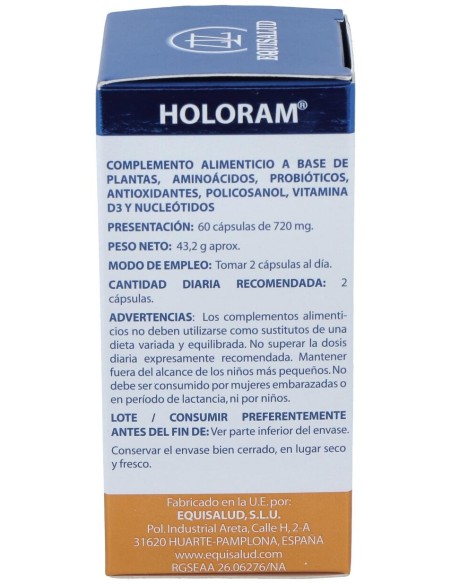 Holoram Sindromet - Equisalud - 60 Cápsulas.