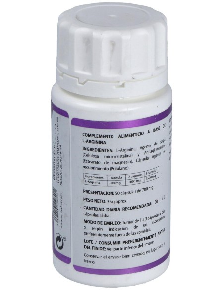 Holomega L- Arginina 50Cáps