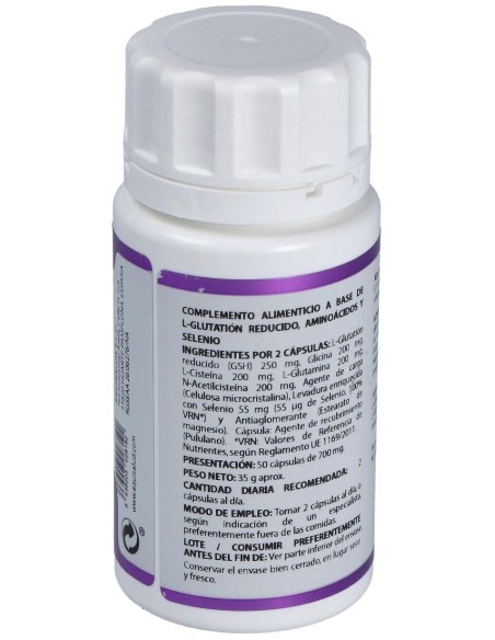 Equisalud L-Glutatión Plus 125Mg 50Caps