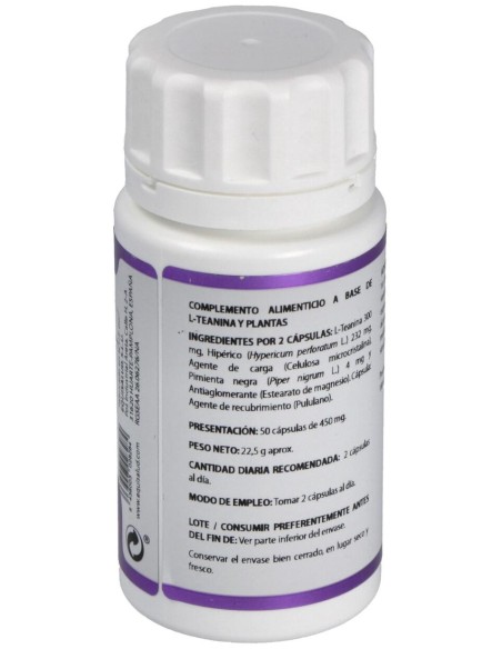 Holomega L- Teanina Con Hipérico 50 Cáps