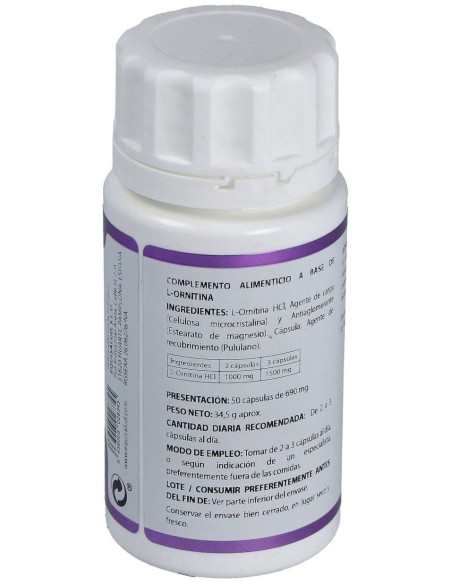 Holomega L-Ornitina 50Cap.