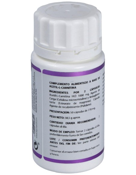 Holomega Acetil L- Carnitina 50Cáps