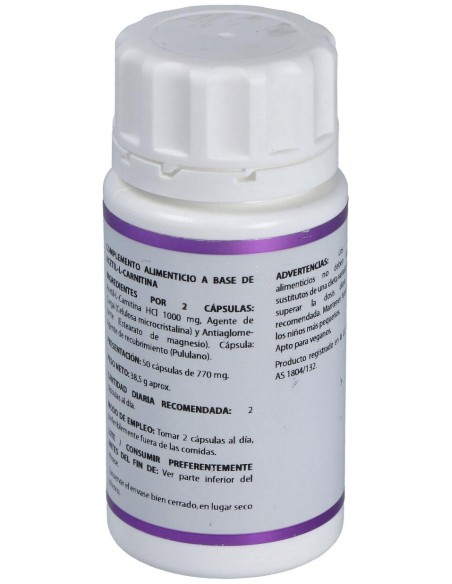 Holomega Acetil L- Carnitina 50Cáps