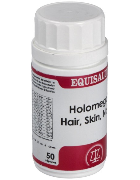 Holomega Hair Skin And Nails 50Cap.