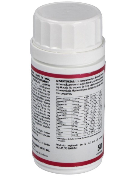 Holomega Hair Skin And Nails 50Cap.