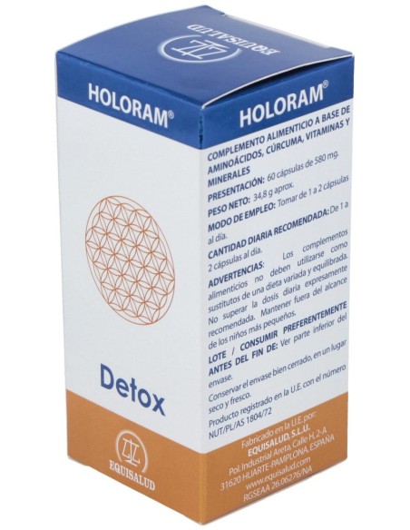 Equisalud Holoram Detox 60Caps