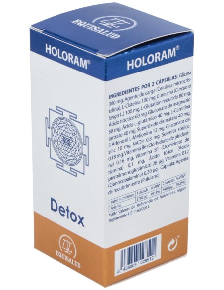 Equisalud Holoram Detox 60Caps