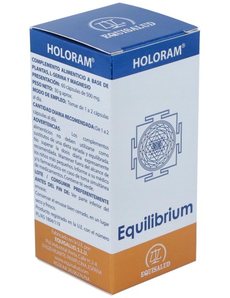 Equisalud Holoram Equilibrium 60Caps