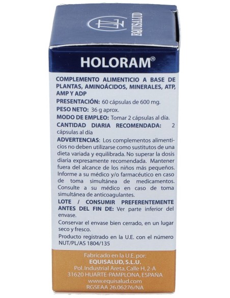 Holoram Alegrum 60Cap.