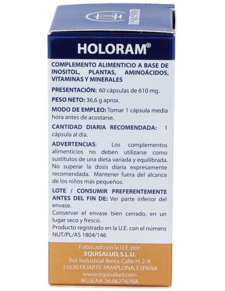 Holoram Dormisol 60Cap.