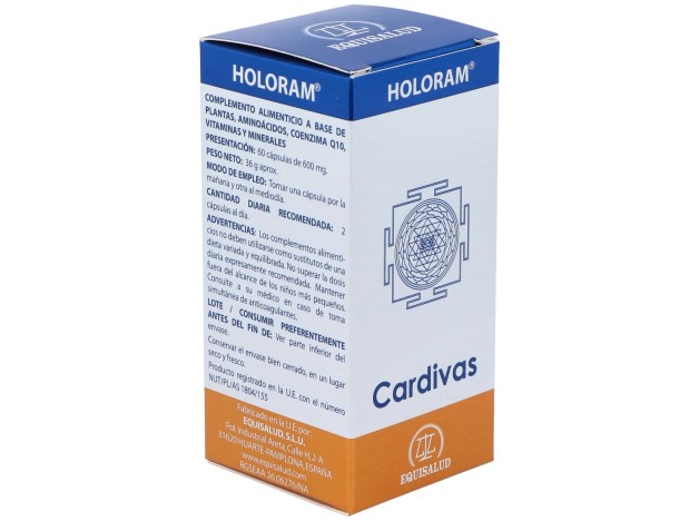 Holoram Cardivas 60Cap.
